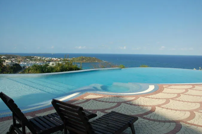 1.condo For Rent Dawn Beach St. Maarten Pool With View 1 11zon