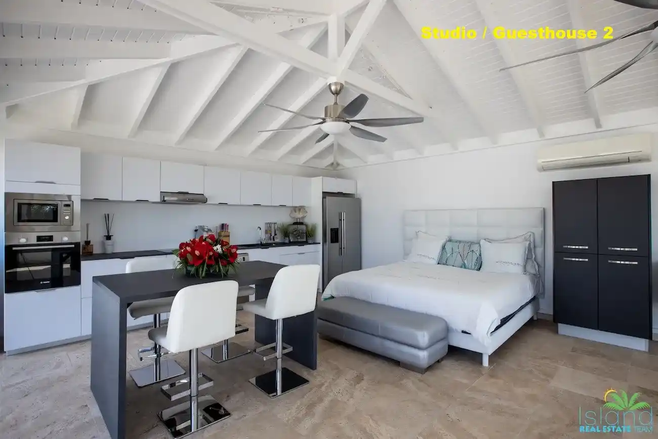 Le Grand Bleu Villa For Sale In French Side St Martin 24 STUDIO GUESTHOUSE 2 23 11zon 24 11zon