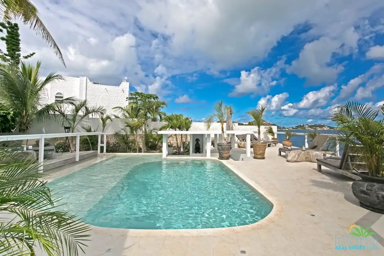 For Sale 7 Bedroom 9 Bath Lagoon Front Villa Sint Maarten Point Pirouette 30 30 11zon 30 11zon
