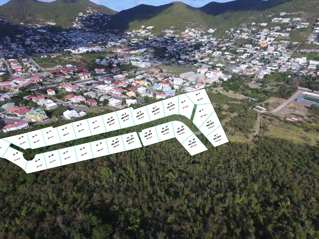 For Sale Kenepa Garden Estate Lots Sint Maarten L.b. Scott Road 6 11zon
