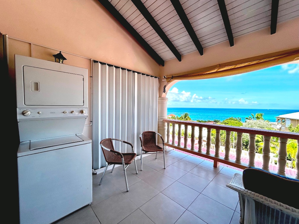 2 bedroom ocean view apartment for rent, sint maarten, pelican key 17