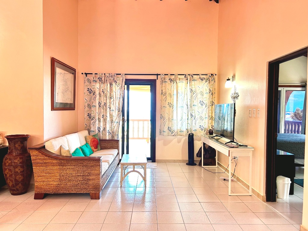 2 bedroom ocean view apartment for rent, sint maarten, pelican key 4