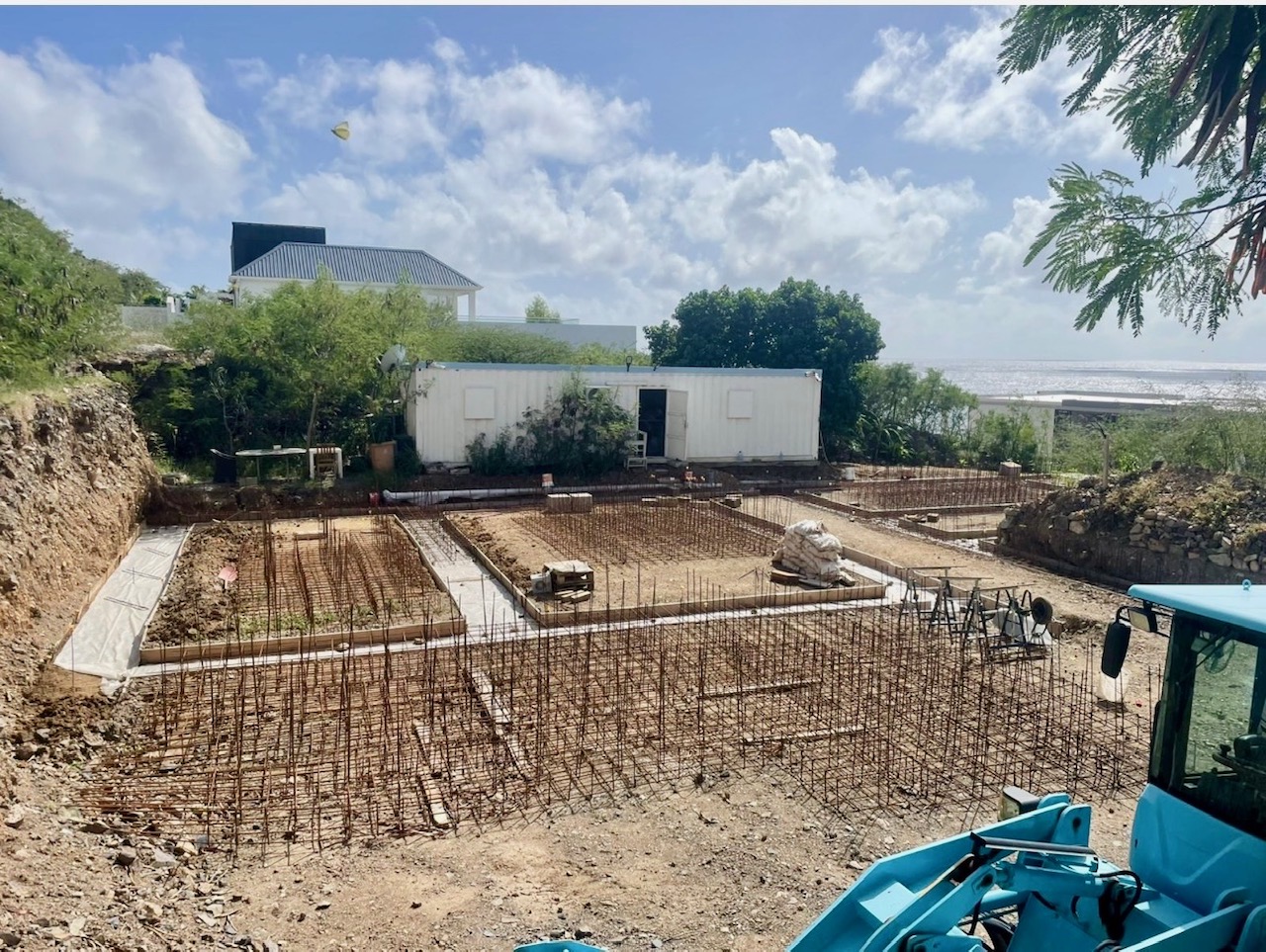 ocean front lot in gated community for sale, st. maarten, indigo bay 3