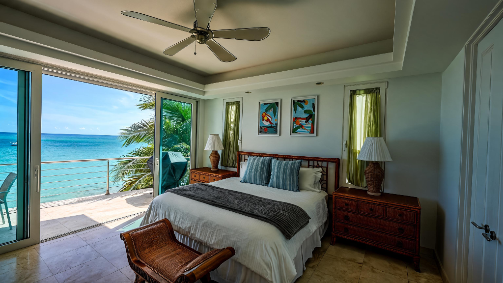 for sale in the gated development of Aqualina, 3 bedroom beachfront condo, sint maarten, simpson bay 10