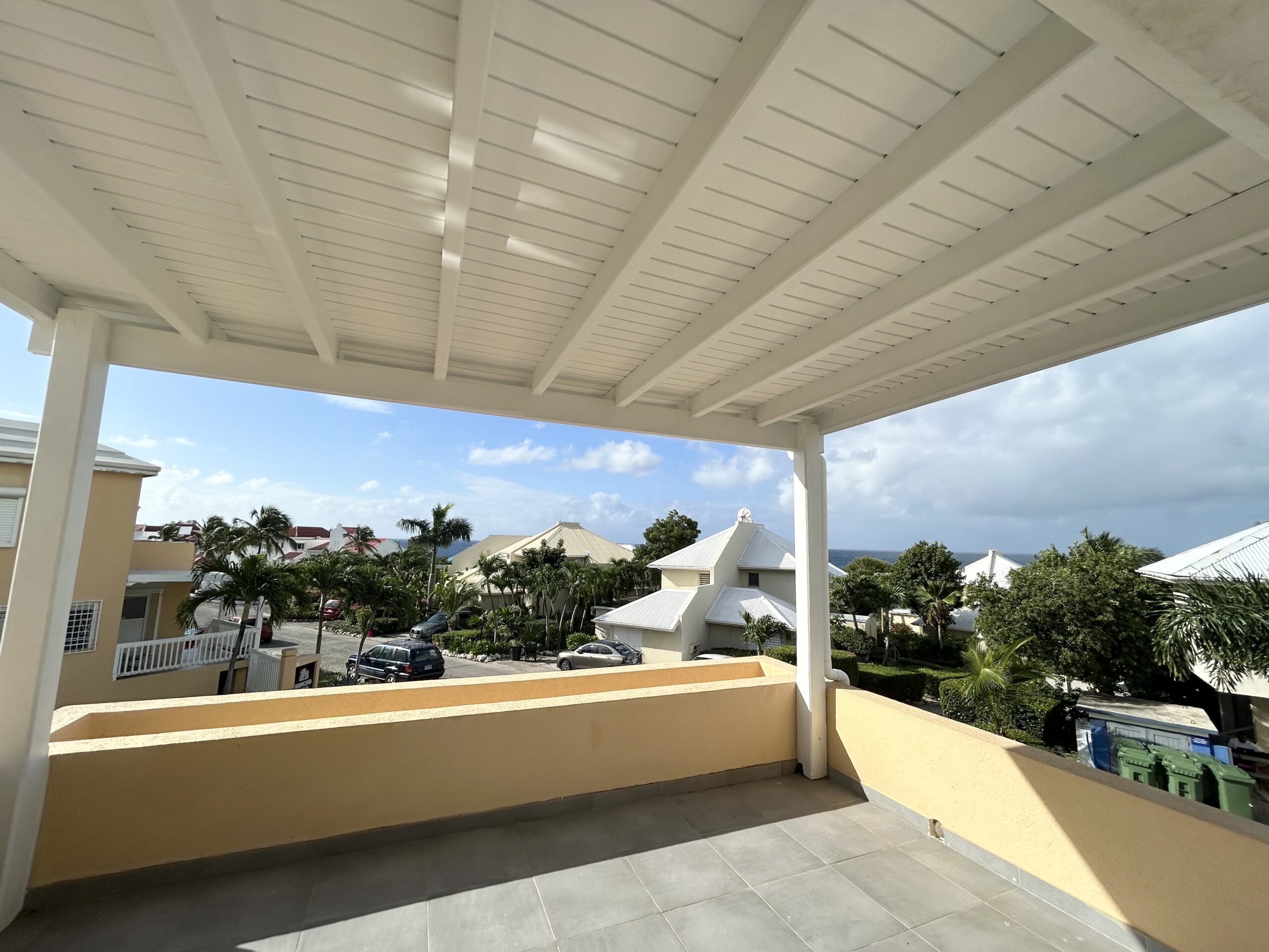 available for long-term rental, 3 bedrooms ocean view townhouse, sint maarten, pelican key 20