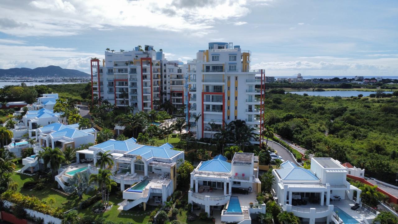 for sale, 1 bedroom, 1.5 bath ocean view condo, sint maarten, maho 22