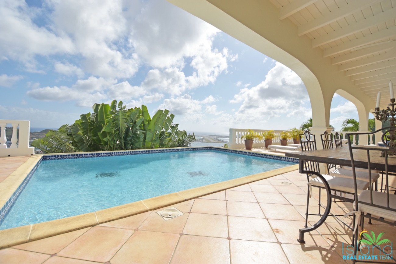for sale, 3 bedroom ocean view villa, sint maarten, almond grove 26
