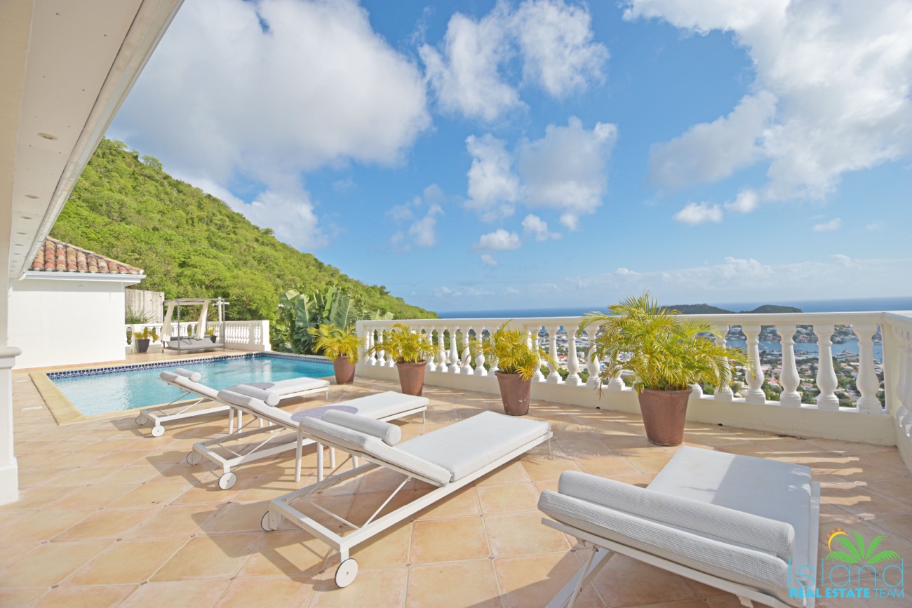 for sale, 3 bedroom ocean view villa, sint maarten, almond grove 29