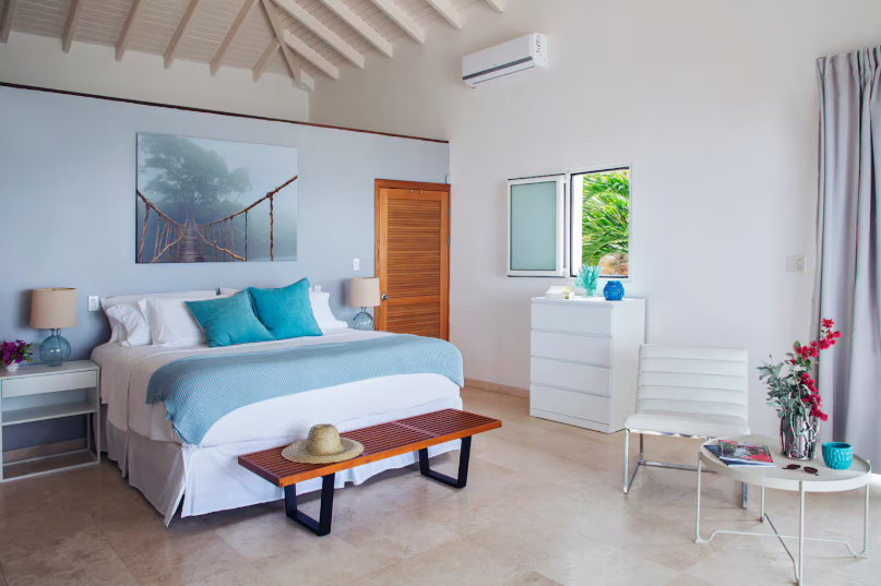 for sale 4 bedroom 5 bath ocean view villa in gated community, sint maarten, oyster pond 7
