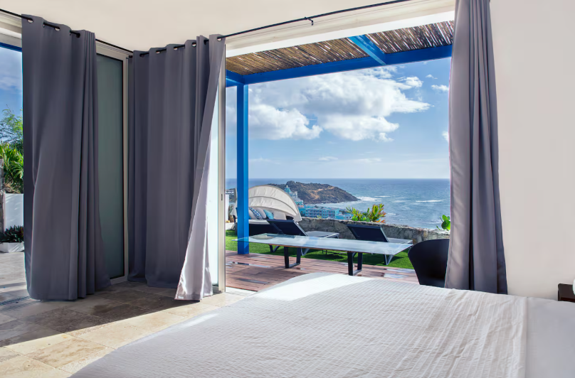 for sale 4 bedroom 5 bath ocean view villa in gated community, sint maarten, oyster pond 9