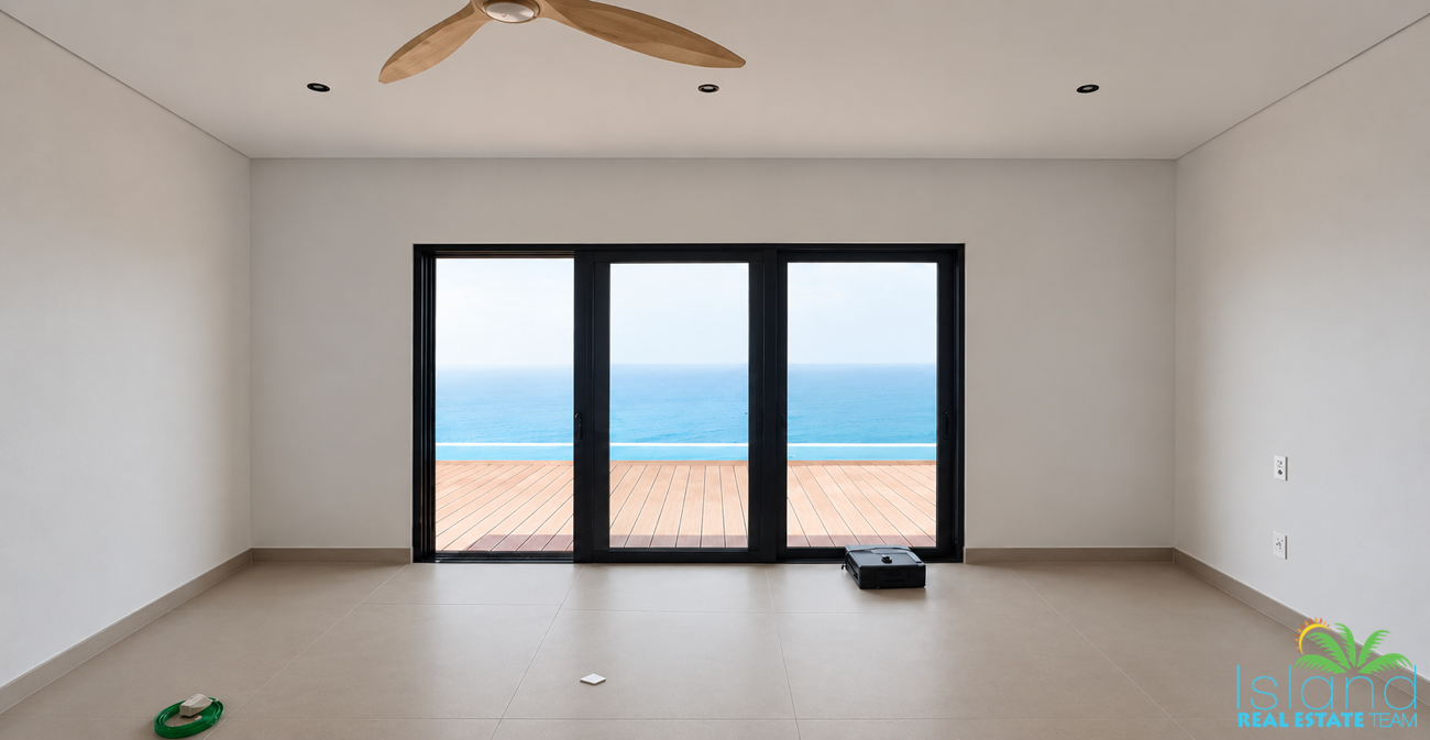 for sale in gated community, 3 bedroom ocean view condo, sint maarten, pelican key 16