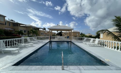 available for long-term rental, 3 bedrooms ocean view townhouse, sint maarten, pelican key 1