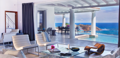 for sale 4 bedroom 5 bath ocean view villa in gated community, sint maarten, oyster pond 1
